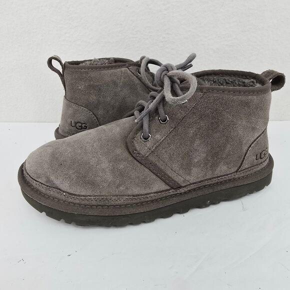 UGG Neumel Men\'s Suede Casual Shoes Gray 7 main image 9